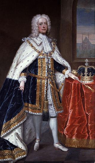 Charles Jervas Portrait of King George II oil painting image